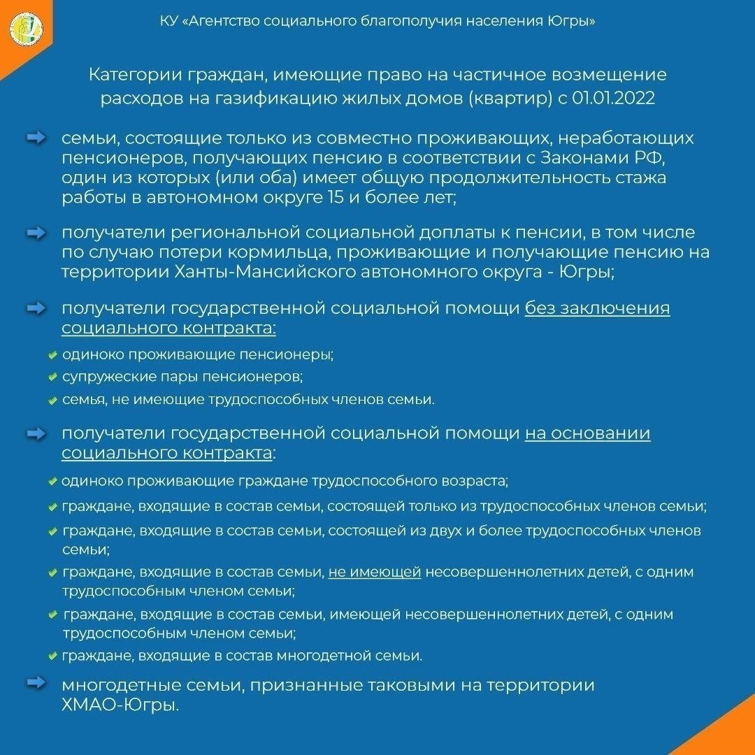 Компенсация расходов на газификацию для пенсионеров