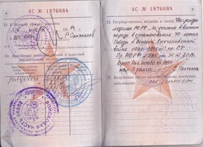 Пошаговый процесс замены удостоверения личности военнослужащего