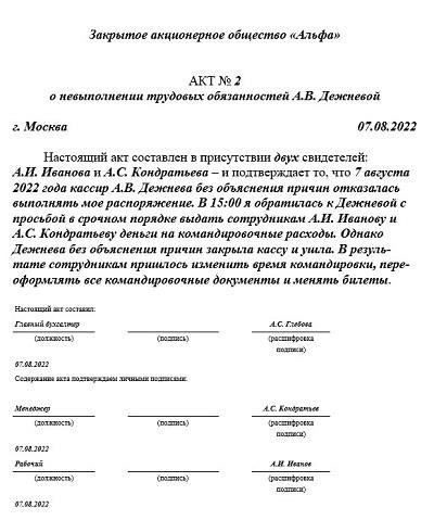 Потеря льгот в связи с увольнением за нарушение контракта