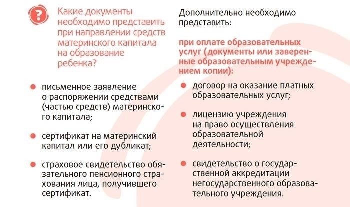 Проверьте право на использование материнского капитала на образование