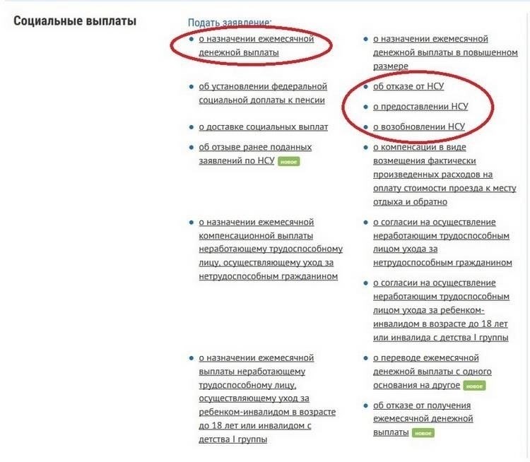 Шаги для подачи заявления на получение денежной помощи
