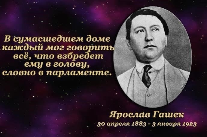 В «Добром солдате Швейке» ирония становится центральным механизмом, используемым Ярославом Гашеком для критики общественных норм и политического ландшафта своего времени. В романе с его абсурдным юмором «бравый» солдат Швейк позиционируется как фольга против некомпетентности и коррупции, присутствующих в военных и правительственных структурах. Характер Швейка, которого часто воспринимают как идиота, многое говорит об общественном строе, в котором он действует. Его ляпы и нелепые выходки обнажают недостатки и лицемерие в армии, где долг и дисциплина часто заменяются абсурдом и неразберихой.